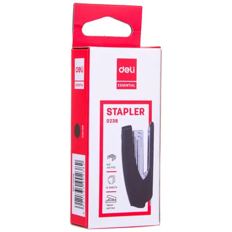 Dập ghim Deli E0238 10 trang chắc chắn, bền đẹp cho văn phòng - Tiện lợi, dễ sử dụng, lý tưởng đóng tài liệu học tập và công việc