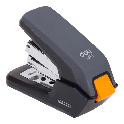 Dập Ghim Trợ Lực Deli E0370 - Dập Tối Đa 25 Trang, Thiết Kế Thông Minh, Giảm 30% Lực Tác Động, Chất Liệu Kim Loại Bền Bỉ