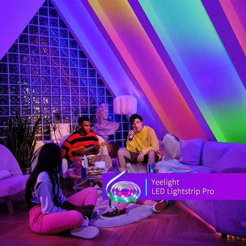 Dây đèn LED Yeelight Smart Light Strip Pro 2m - Điều khiển thông minh, 16 triệu màu sắc, Tích hợp Apple HomeKit, Google Home, Âm nhạc Synch Flow