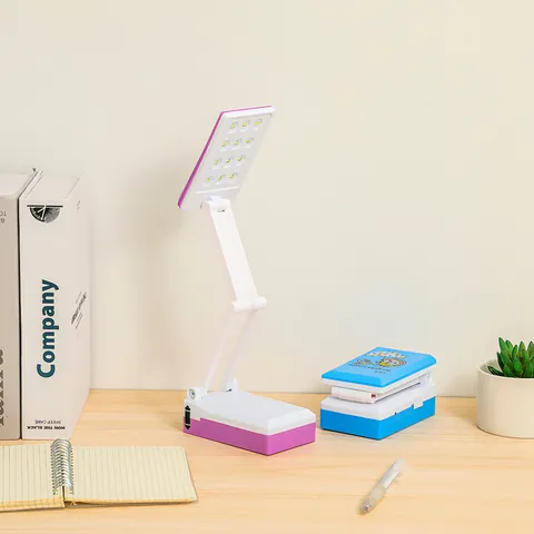 Đèn Bàn Học 12 Bóng LED Chống Cận Thị - Thiết Kế Gọn Nhẹ, Pin Sạc Tiện Dụng, Điều Chỉnh Độ Sáng Tốt Cho Mắt