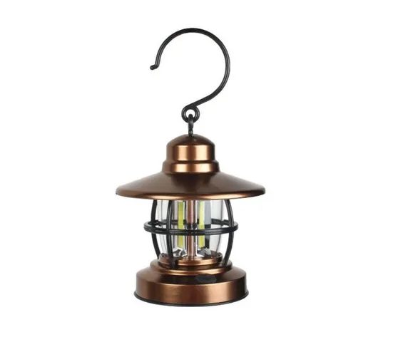 Đèn Cổ Du Lịch Dã Ngoại Vintage Lights Dùng Pin - Đèn Treo Chống Nước, Phong Cách Vintage Cho Cắm Trại, Đi Du Lịch, Trang Trí Ngoài Trời