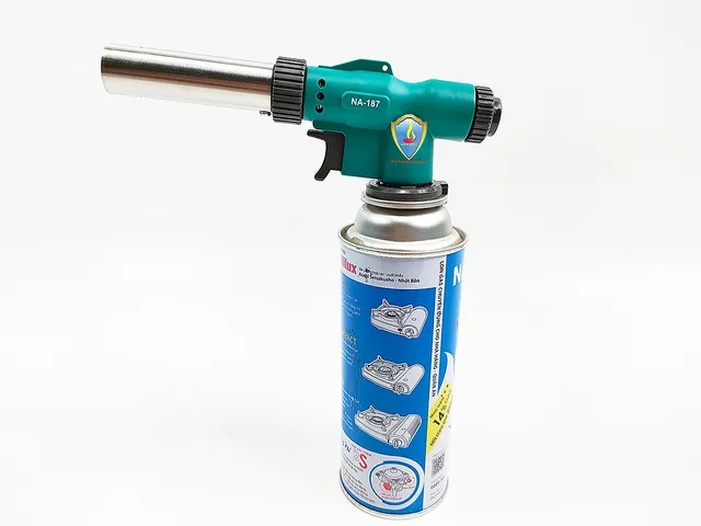 Đèn khò gas cắm trại Namilux NA-187-VN - An toàn, tiện lợi, lý tưởng cho dã ngoại, công suất 1850W, điều chỉnh nhiệt độ 300-1400°C.