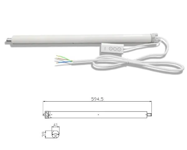 Động Cơ Rèm Cuốn Cửa Aqara ZNCLDJ21LM - Thiết Bị Thông Minh Điều Khiển Từ Xa, Hỗ Trợ Apple HomeKit, Chất Liệu Thép Không Gỉ Bền Bỉ