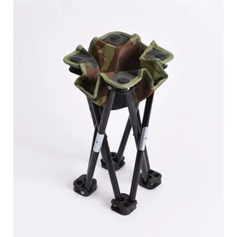 Ghế Câu Cá Gấp Gọn Không Tựa - Ghế Dã Ngoại Nhẹ, Bền Bỉ, Chất Liệu Nhôm, Phù Hợp Đi Dã Ngoại, Cắm Trại, Du Lịch