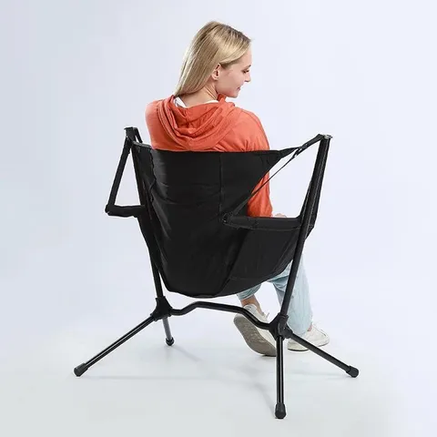 Ghế Nhôm Xếp Xích Đu Cắm Trại Gấp Gọn Cao Cấp - Đồ Dùng Ngoài Trời Thoải Mái Khi Dã Ngoại, Du Lịch, Cắm Trại
