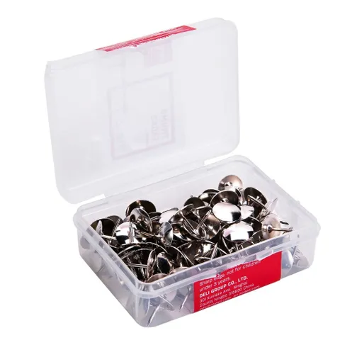 Ghim Cài Đóng Túi 3 Deli 10mm - Bộ 2 Hộp E0022 Chịu Lực Tốt, Đầu Ghim Sắc Nhọn, Đẹp và Tiện Dụng cho Tường và Gỗ Mềm