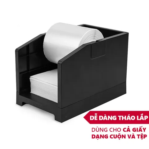 Hộp Đựng Đơn Cho Máy In DL-770D Deli 15208 - Thiết Bị Văn Phòng Đa Năng, Chất Liệu Nhựa Chắc Chắn, Giá Đỡ Cuộn Giấy Tích Hợp