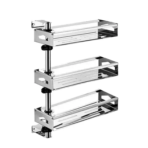 Kệ Gia Vị Xoay 180 Độ Oenon - Inox SUS304 Chất Lượng Cao, Có Thể Điều Chỉnh Chiều Cao, Tiện Lợi Cho Căn Bếp Gọn Gàng