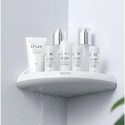 Kệ Góc Dán Tường Nhà Tắm Nhà Bếp Oenon - Nhựa ABS Chịu Lực, Thiết Kế Hiện Đại Tiết Kiệm Không Gian