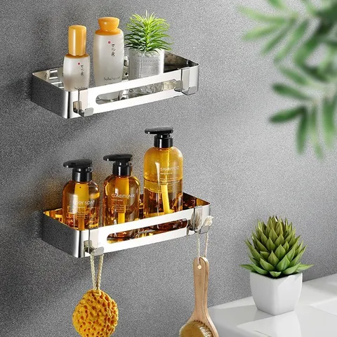 Kệ Nhà Tắm, Nhà Bếp Oenon Inox SUS304 Không Gỉ - Kệ Đa Chức Năng Dán Tường Tiện Lợi Cho Không Gian Sang Trọng