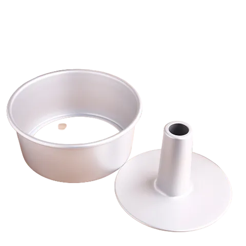 Khuôn Chiffon Tròn 15cm (6 inch) Nhôm Cao Cấp - Dụng Cụ Làm Bánh Chín Đều, Lõi Tháo Rời Tiện Lợi