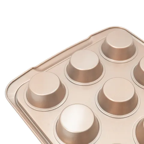 Khuôn Nướng 12 Bánh Cupcake Chống Dính Unibaker MB843 - Dụng Cụ Làm Bánh Tiện Lợi, An Toàn Cho Bếp Nhà