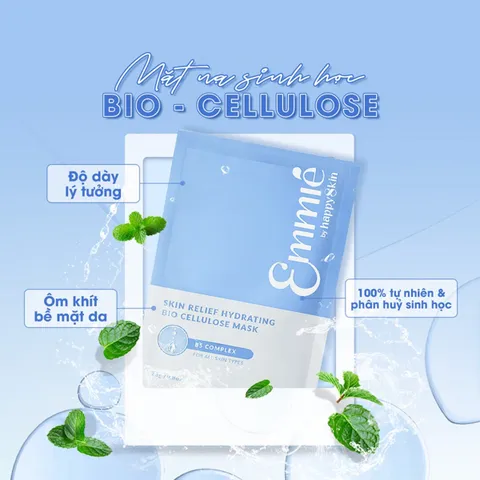 Mặt nạ sinh học B5 Complex Emmié - Phục hồi da nhạy cảm, cấp ẩm sâu, làm dịu mụn và mẩn đỏ, chiết xuất thiên nhiên an toàn