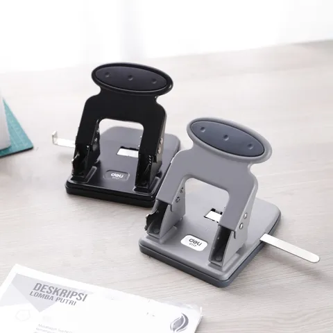 Máy Đục Lỗ Kim Loại 35 Tờ Deli E0117 - Đục Lỗ Giấy A4 Siêu Bền, Thiết Kế Tiện Lợi Cho Văn Phòng