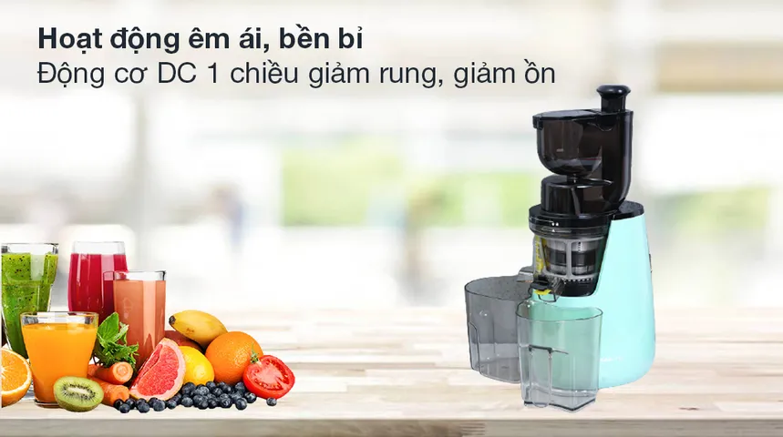 Máy Ép Chậm Kalite KL-598 - Ép Trái Cây Tối Ưu 400W, Thiết Kế Bền Bỉ, Dinh Dưỡng Tối Đa - Phù Hợp Gia Đình và Spa