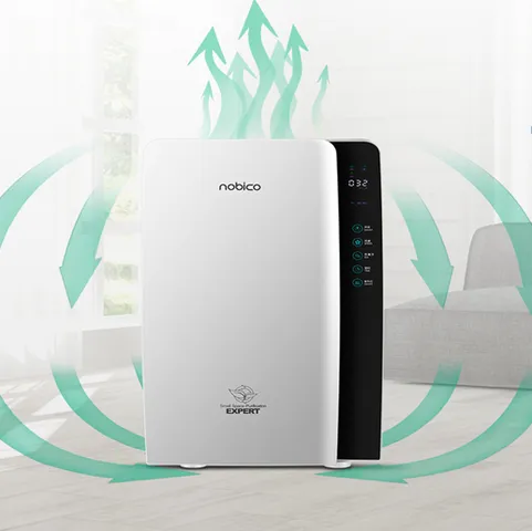 Máy Lọc Không Khí Nobico J001 Plus - Khử Mùi, Khử Trùng UV, Bộ Lọc HEPA 4 Lớp, Phù Hợp Diện Tích 30m2, Chức Năng Hẹn Giờ, Thiết Kế Hiện Đại
