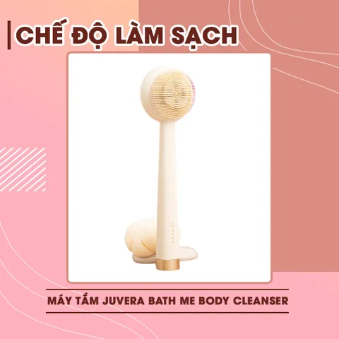 Máy Tắm Juvera Bath Me Body Cleanser - Thiết Bị Vệ Sinh Cơ Thể Đa Năng, Tẩy Da Chết & Massage Nhiệt, Hiệu Quả Dưỡng Da 3 Trong 1