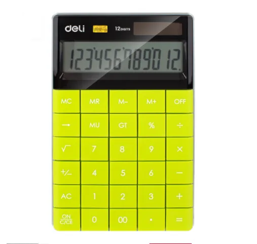 Máy Tính Để Bàn Thông Minh Deli E1589 - 12 Số, Màn Hình LCD Dễ Đọc, Thiết Kế Gọn Nhẹ, Nút Bấm Nhạy, Phù Hợp Văn Phòng, Học Tập