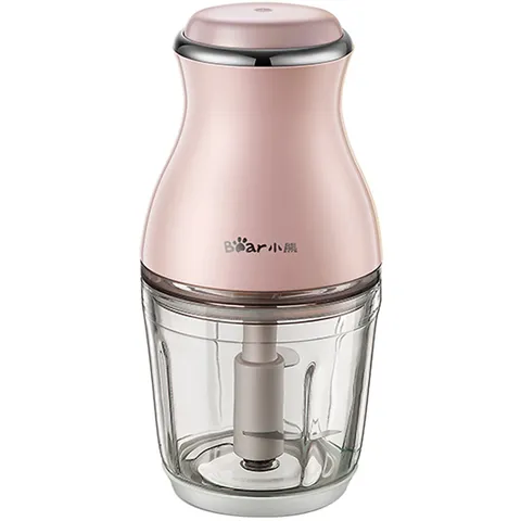 Máy Xay Thực Phẩm Đa Năng Bear SML QSJ-B02U2 - Công Suất 220W, Cối Thủy Tinh 600ml, Thiết Kế Thông Minh, Cách Dùng Dễ Dàng