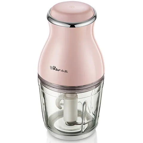 Máy Xay Thực Phẩm Đa Năng Bear SML QSJ-B02U2 - Công Suất 220W, Cối Thủy Tinh 600ml, Thiết Kế Thông Minh, Cách Dùng Dễ Dàng