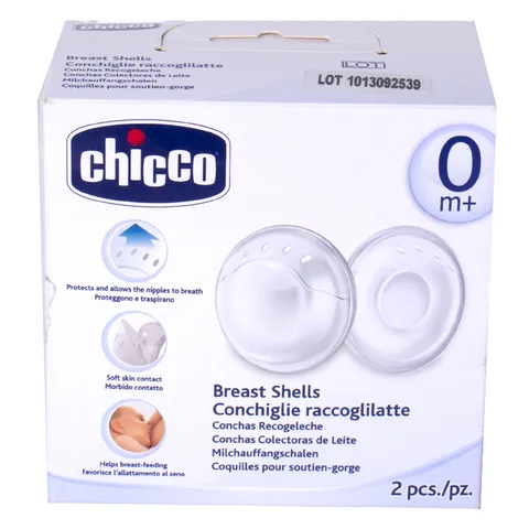Miếng lót hứng sữa silicon Chicco định hình - Giữ khô thoáng, bảo vệ nhũ hoa, giảm tắc tia sữa cho mẹ bỉm sữa