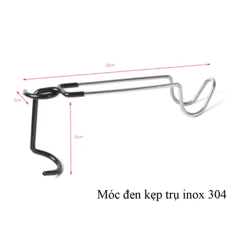 Móc Treo Đa Năng Cắm Trại Dã Ngoại - Thép Không Gỉ Chống Trượt, Phù Hợp Với Mọi Hoạt Động Ngoài Trời, Chịu Tải Tối Đa 50kg