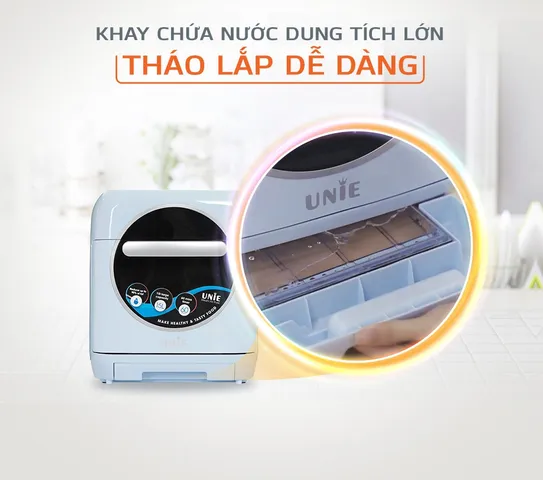 Nồi Chiên Hơi Nước Unie Steam Color 15L - Công Nghệ Chiên Hấp 2 Trong 1, Inox Bền Bỉ, Dễ Dàng Vệ Sinh, Phù Hợp Gia Đình