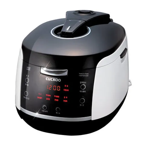 Nồi Cơm Điện Cao Tần Cuckoo 1.8L CRP-HMF1070SB - Công Nghệ Nấu Nhanh, Tự Động Vệ Sinh, Sang Trọng Đen Trắng