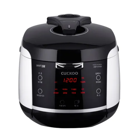 Nồi Cơm Điện Cao Tần Cuckoo 1.8L CRP-HMF1070SB - Công Nghệ Nấu Nhanh, Tự Động Vệ Sinh, Sang Trọng Đen Trắng