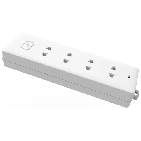 Ổ Cắm Điện Deli E18340-02/03/05 4 Cổng Chống Cháy 750°C, Dây Dài 2m/3m/5m - Thiết Bị Gia Đình An Toàn và Bền Bỉ.