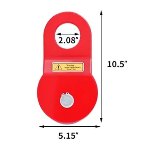 Ròng rọc Ruggel 10 tấn cho Offroad - Thiết bị cắm trại chất lượng cao, dễ sử dụng và bảo quản, phù hợp cho xây dựng và vận chuyển hàng hóa