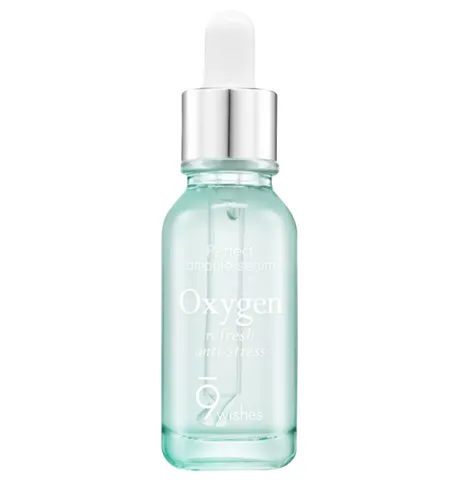 Serum Dưỡng Phục Hồi Da 9Wishes Extreme Oxygen Refresh Anti-Stress 25ml - Cấp Ẩm Sâu, Làm Dịu Da, Tăng Đề Kháng, Phù Hợp Mọi Loại Da