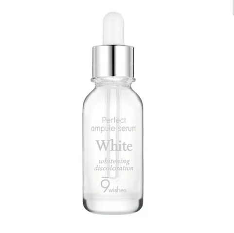 Serum Dưỡng Trắng Phục Hồi Da 9Wishes Miracle White Ampule 25ml - Giúp Da Sáng Mịn, Cấp Ẩm, Phục Hồi, Hỗ Trợ Mờ Thâm