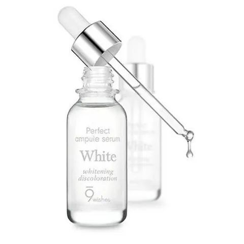 Serum Dưỡng Trắng Phục Hồi Da 9Wishes Miracle White Ampule 25ml - Giúp Da Sáng Mịn, Cấp Ẩm, Phục Hồi, Hỗ Trợ Mờ Thâm