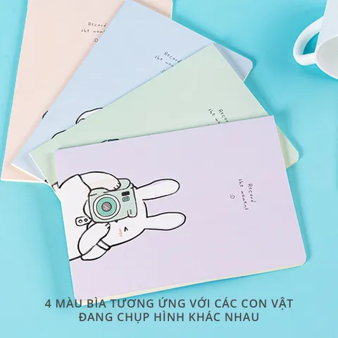Sổ Ghi Chép Khâu Gáy B5 Deli - Sổ Tay Kẻ Ngang Bìa Hologram 40 Trang, Giấy Chống Lóa Cho Học Sinh và Người Làm Việc
