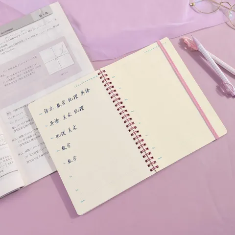 Sổ tay ghi chép B5 gầy lò xo Deli 60 trang - Sổ nhiều màu nhẹ nhàng, giấy chống lóa, tiện lợi cho học sinh và dân văn phòng