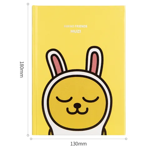 Sổ Tay Ghi Chép Deli Kakao Friends 112 Trang - Sổ Cute Thiết Kế Nhân Vật Hoạt Hình Bảo Vệ Mắt, Quà Tặng Dễ Thương