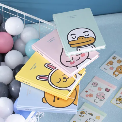 Sổ Tay Ghi Chép Deli Kakao Friends 112 Trang - Sổ Cute Thiết Kế Nhân Vật Hoạt Hình Bảo Vệ Mắt, Quà Tặng Dễ Thương