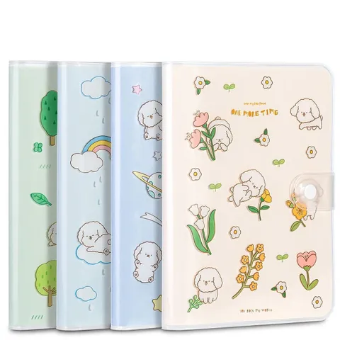 Sổ tay Deli SZ034 Họa Tiết Dễ Thương - Giấy Chống Nước, Cúc Bấm, Kích Thước 164x118mm, Sản Phẩm Văn Phòng Phẩm Cao Cấp