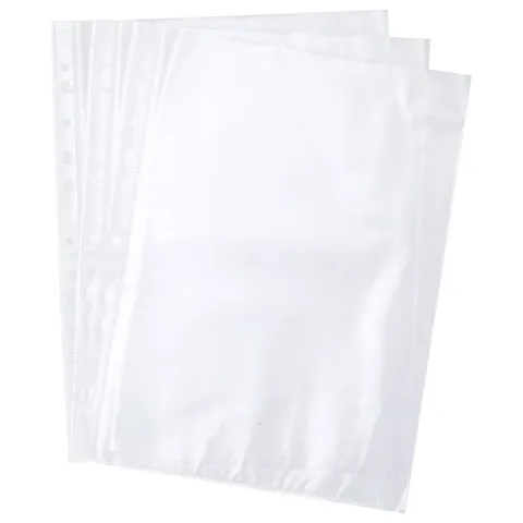 Tấm Bảo Vệ Tài Liệu 11 Lỗ A4 Deli Trong Suốt 0.035mm E5712 - Giúp Bảo Quản Tài Liệu Tốt Nhất Cho Học Tập và Công Việc