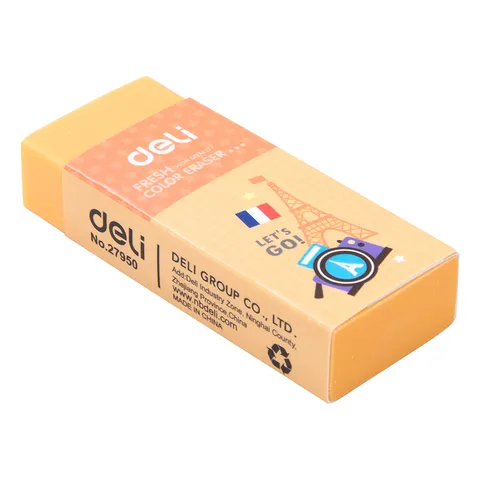 Tẩy bút chì Deli nhiều màu W27950 - Tẩy sạch không để lại vết, thiết kế gọn nhẹ cho học sinh và sinh viên, đồ dùng học tập văn phòng phẩm