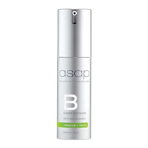 Tinh Chất Dưỡng Da Asap Super B Complex 30ml - Serum Niacinamide & Axit Hyaluronic Cải Thiện Đàn Hồi Da, Giảm Nếp Nhăn, Phù Hợp Mọi Loại Da