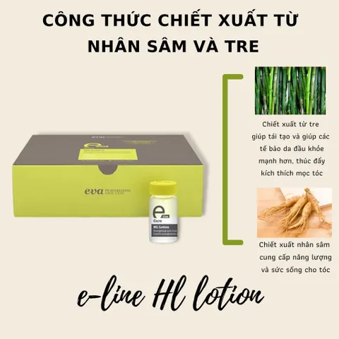 Tinh Chất Hỗ Trợ Mọc Tóc và Chống Rụng Eva E-Line HL Lotion - Huyết Thanh Dưỡng Da Đầu Thúc Đẩy Mọc Tóc Chắc Khỏe