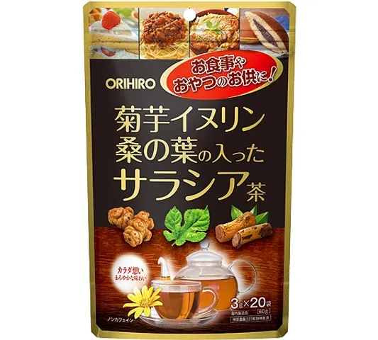 Trà Cúc Vu Dâu Tằm Salacia Orihiro - Hỗ Trợ Giảm Cân, Thanh Lọc Cơ Thể, Vị Ngon Dễ Uống - Hộp 20 Túi Lọc Tự Nhiên Nhật Bản