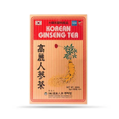 Trà Sâm Hàn Quốc Buleebang - Hỗ Trợ Tăng Cường Sinh Lực, Giải Nhiệt, Bổ Dưỡng Cơ Thể, Gói Bột 300gr (100 Gói)
