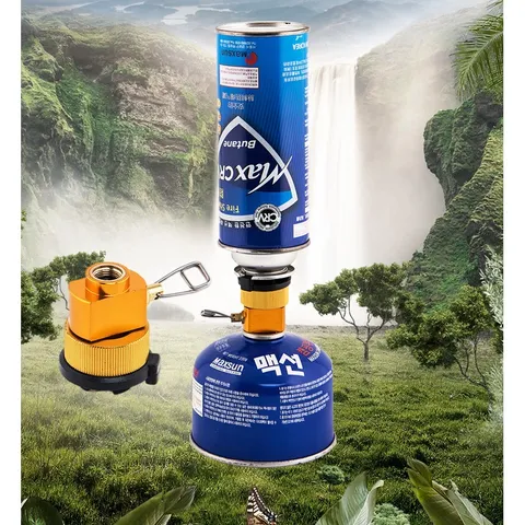 Đầu kết nối van chiết gas từ bình gas mimi sang bình gas lùn cho cắm trại - Tiện lợi và dễ sử dụng, tiết kiệm chi phí!