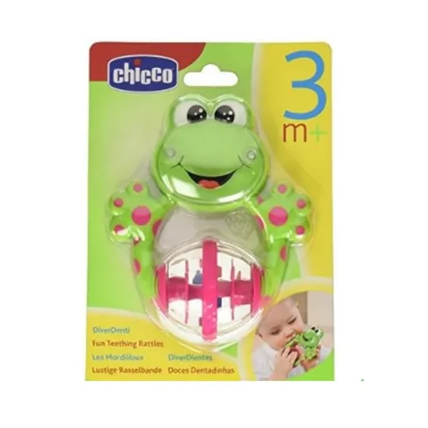 Xúc Xắc Ếch Con Chicco - Đồ Chơi Giúp Bé Phát Triển Kỹ Năng Cầm Nắm, Nghe, Nhìn - An Toàn và Đáng Yêu Cho Trẻ Sơ Sinh