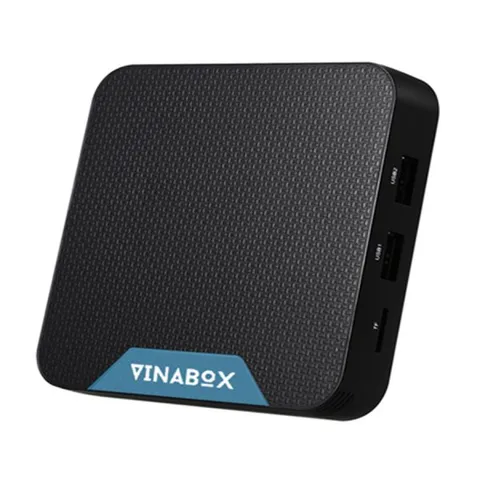 Android TV Box Vinabox A15B - RAM 1G, Chip Alwinner, Android 10.0, Hỗ Trợ 4K, Điều Khiển Giọng Nói, Giải Trí Online Tối Ưu