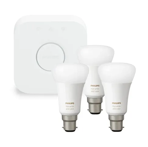 Bộ bóng đèn thông minh Philips Hue White Ambiance 9W A60 E27 - Set 3 chiếc tích hợp Bluetooth điều khiển bằng giọng nói