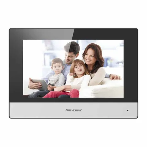 Bộ Chuông Hình Hikvision Thế Hệ 2 DS-KH6320-WTE1 + DS-KH6320-TE1 - Màn Hình 7 Inch, Wifi, Cảm Ứng, Kết Nối Camera, Tích Hợp Mic và Loa Chất Lượng